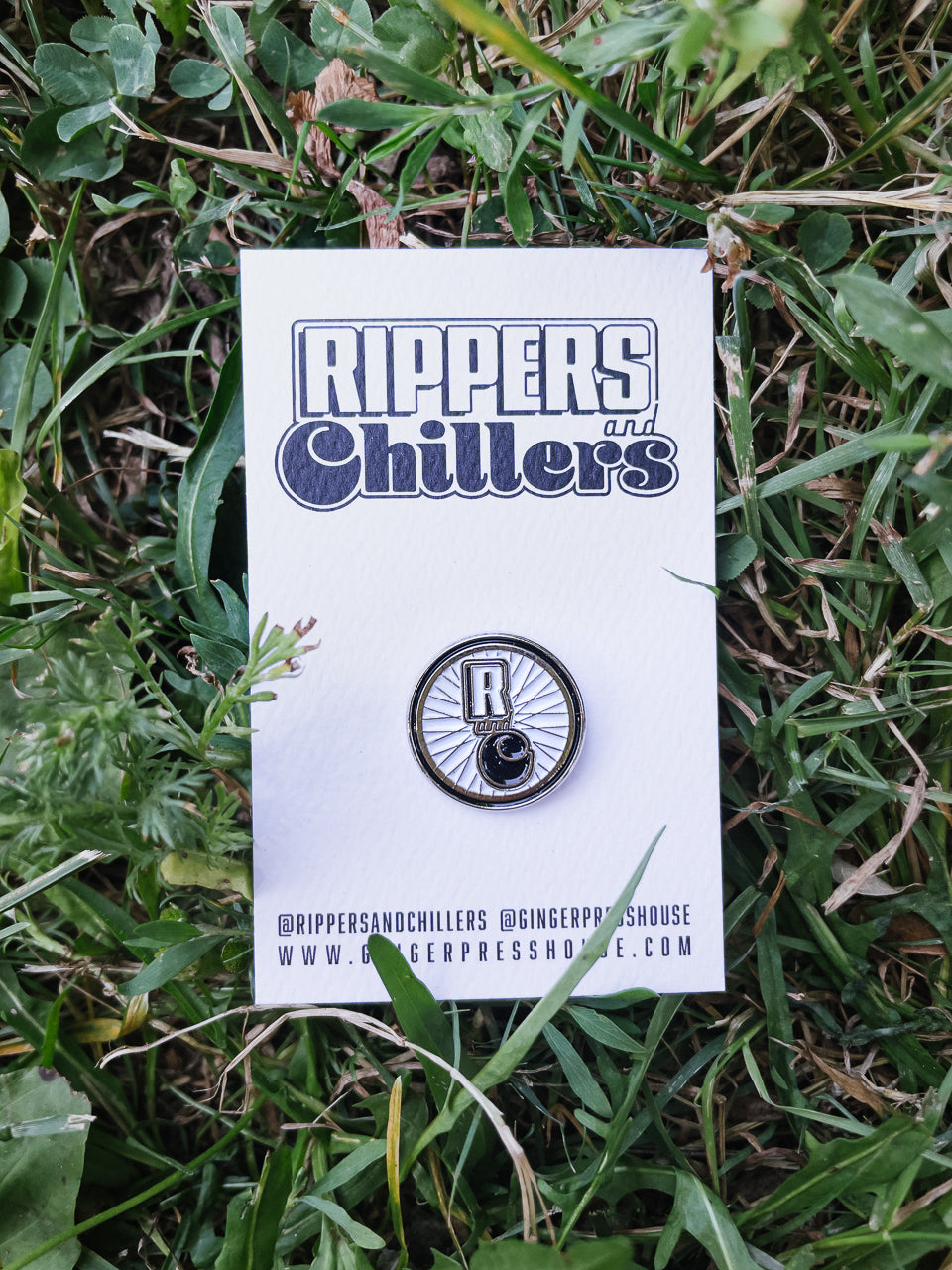 R&C Wheel Enamel Pin